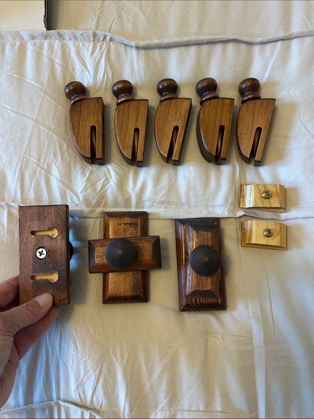 Wood quilt and tapestry hangers - Versatile Home Accent